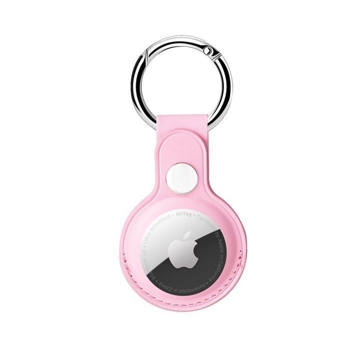 Funda Compatible Apple Airtag Localizador Perro Gato Rosado-0