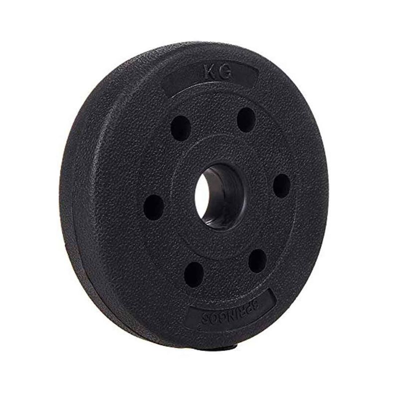 SET PAR MANCUERNAS CEMENTADA PVC + UNION + DISCOS 20 KG-6