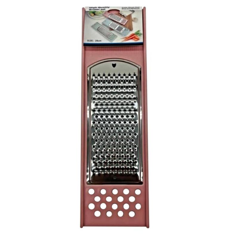 Rallador Plano Ergonómico De Acero Inoxidable-0