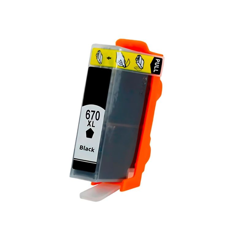 CARTRIDGE  670XL NEGRO  PARA HP DESKJET 5525-0