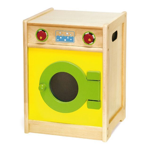Juguete Madera Lavadora -0