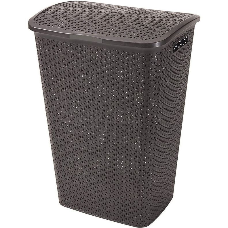 Cesto Canasto Para Ropa Bali 55 Litros Con Tapa-1