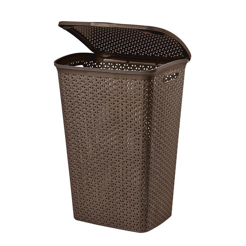 Cesto Canasto Para Ropa Bali 55 Litros Con Tapa-0