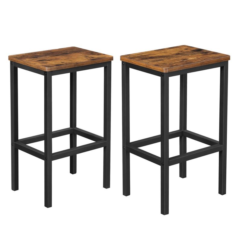 SET Taburete de Bar estilo Industrial-0