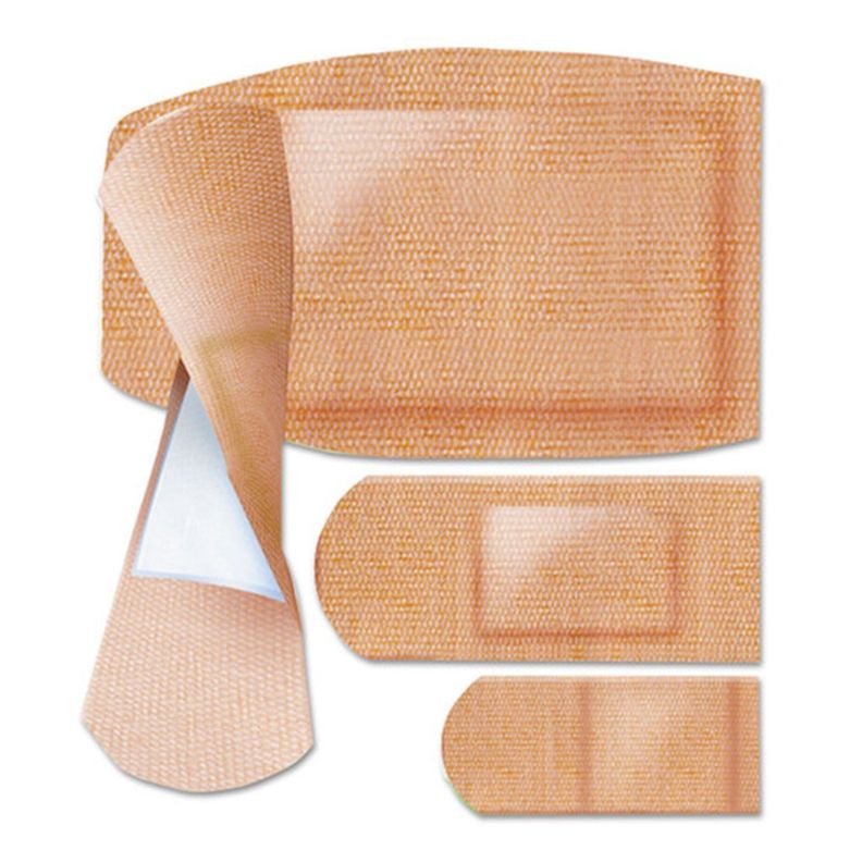 Box 100 Uu Parche Curita Tela Flexible Varios Tamaños Curad-1