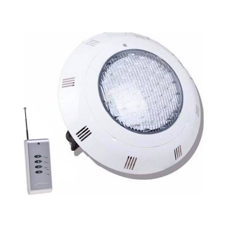 Foco LED Piscina RGB Con Control Remoto Gris 24W/12V-0