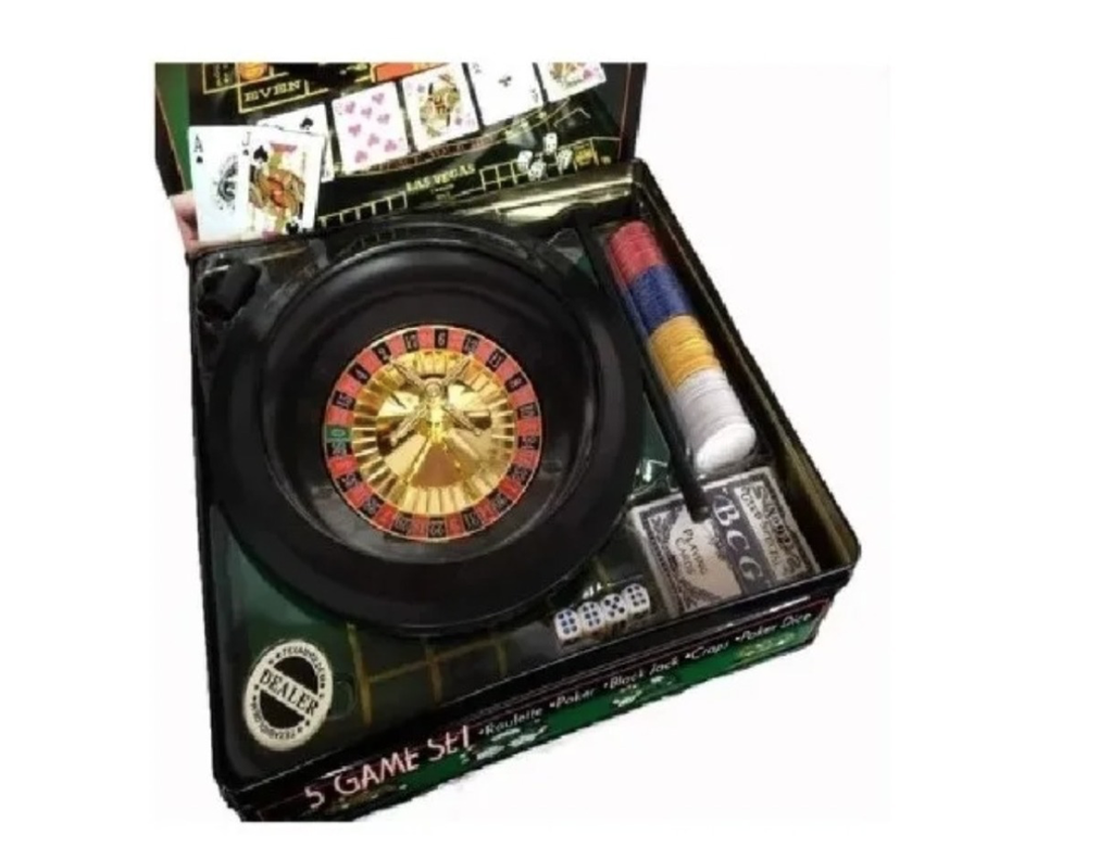 Set 5 Juegos Casino Roulette Poker black Jack craps poker-0