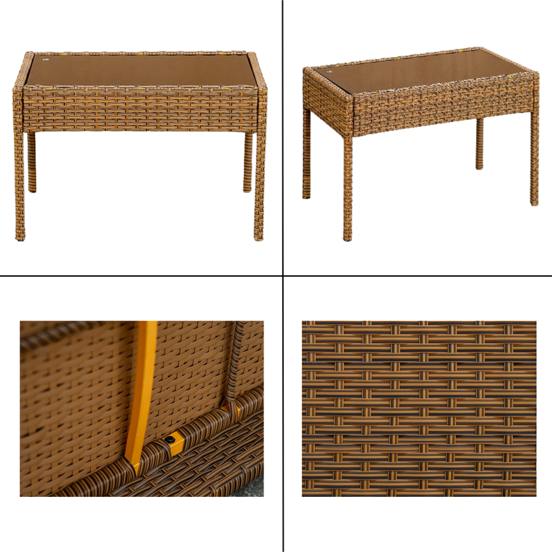 Juego de Living Terraza Doral Beige 4 Personas-5