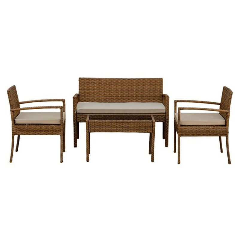 Juego de Living Terraza Doral Beige 4 Personas-1