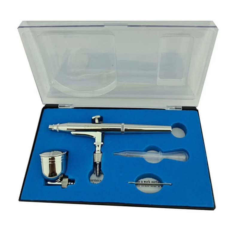 Pistola P/ Pintar Aerografo Calibre 0.3mm Crownman-1