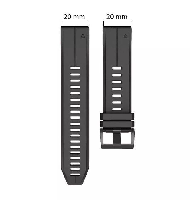Correa Compatible Garmin Fenix 6s Pro 5s Plus 20MM Blanco-1