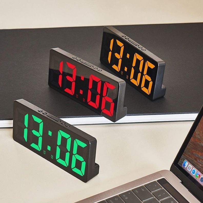 Reloj Despertador LED Multifuncional, Dormitorio-7