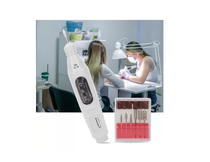 Torno Profesional Para Manicure Y Pedicure De Uñas Blanco-5