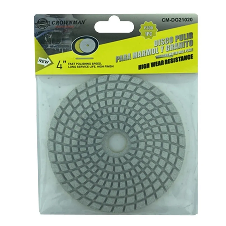 Disco Lija Para Pulir Marmol Granito 4 PulG G: 200-1