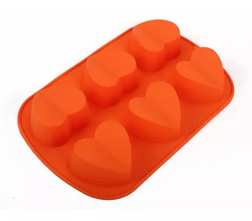 Molde Para Silicona Para Chocolate Forma de Corazon-0