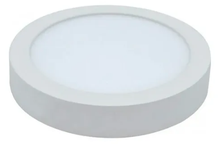 Foco Panel Plafón Led 18w Sobrepuesto Redondo Luz Frio-0