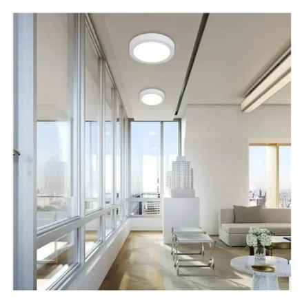 Foco Panel Plafón Led 18w Sobrepuesto Redondo Luz Frio-3