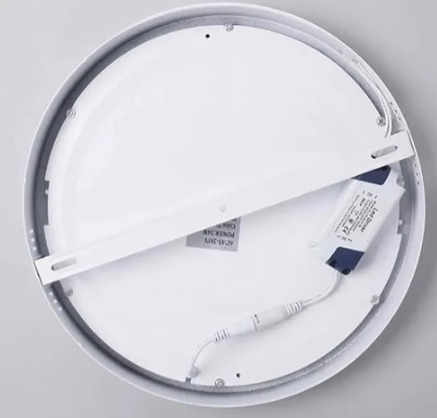 Foco Panel Plafón Led 18w Sobrepuesto Redondo Luz Frio-1