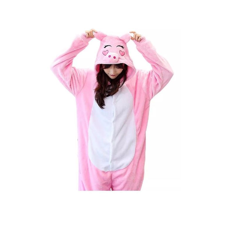 Pijama Enteros Animales Niños y Adultos Chanco Rosa-3