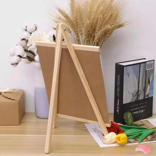 Pizarra Atril Madera Caballete Pizarras Para Niños Tiza 8985-2
