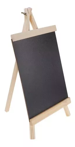 Pizarra Atril Madera Caballete Pizarras Para Niños Tiza 8985-0