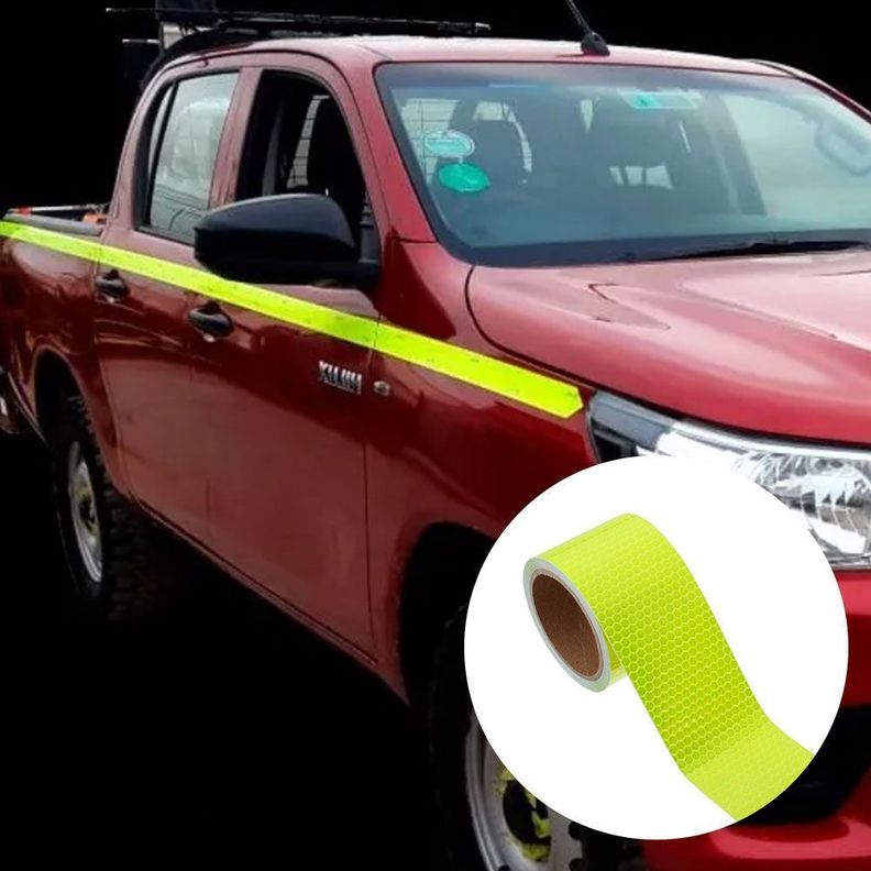 Cinta Seguridad Reflectante Adhesiva 5 Metros-2