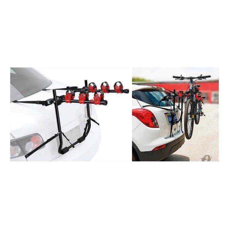 Porta Bicicletas Automóvil De 3 Soportes Independientes - PuntoStore-1