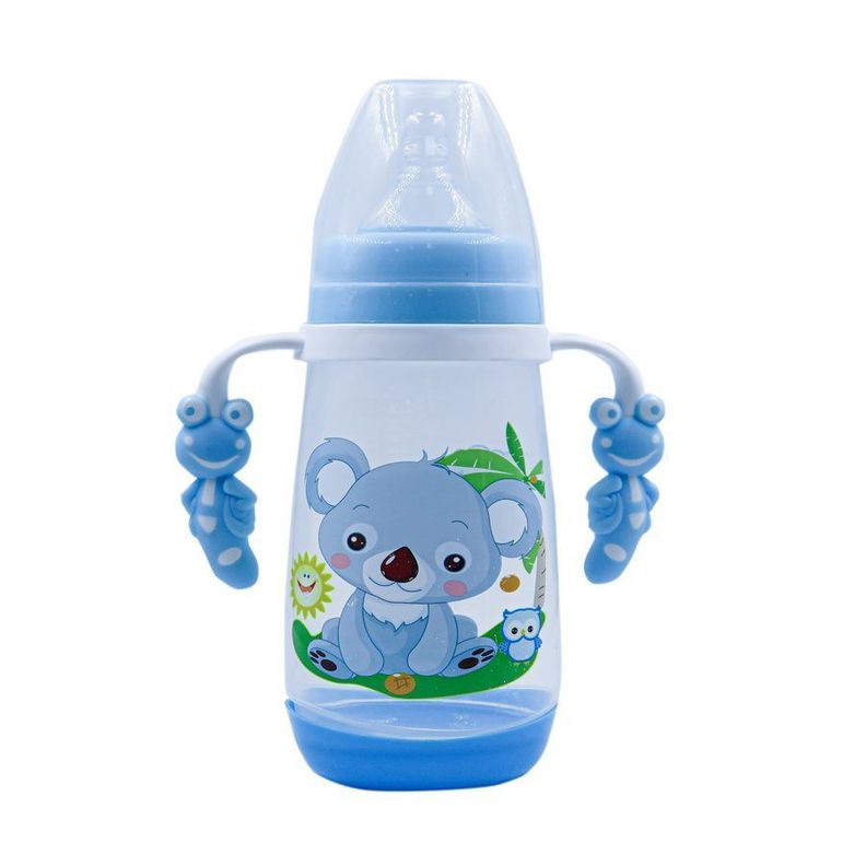 Mamadera Para bebe Con Asas 360ml ONLY Azul QW-2-0