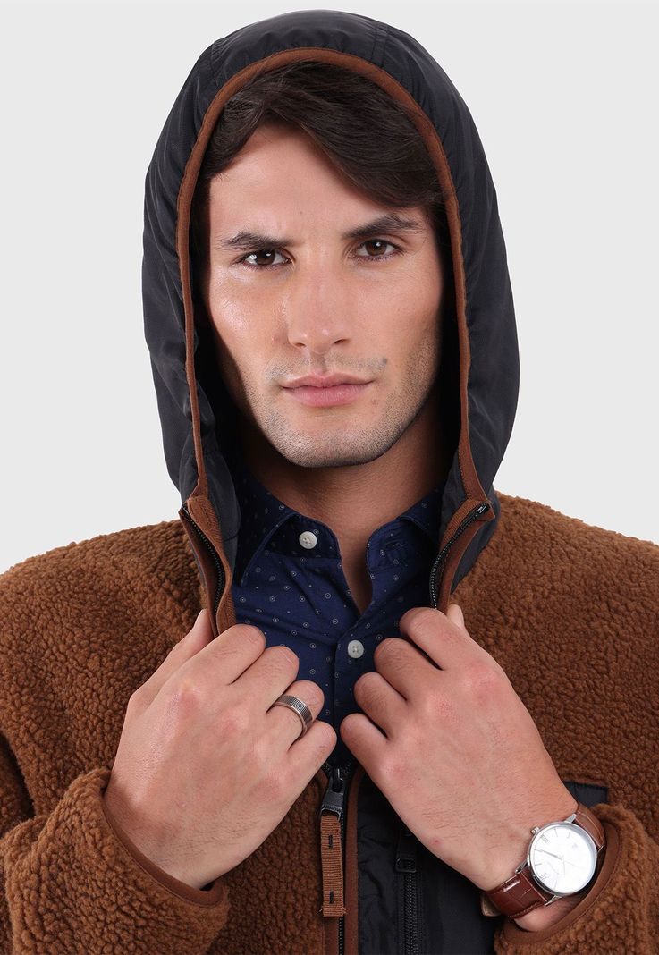 Polerón Sherpa Con Capucha Arrow-3