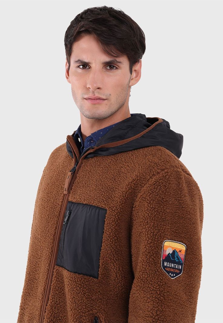 Polerón Sherpa Con Capucha Arrow-2