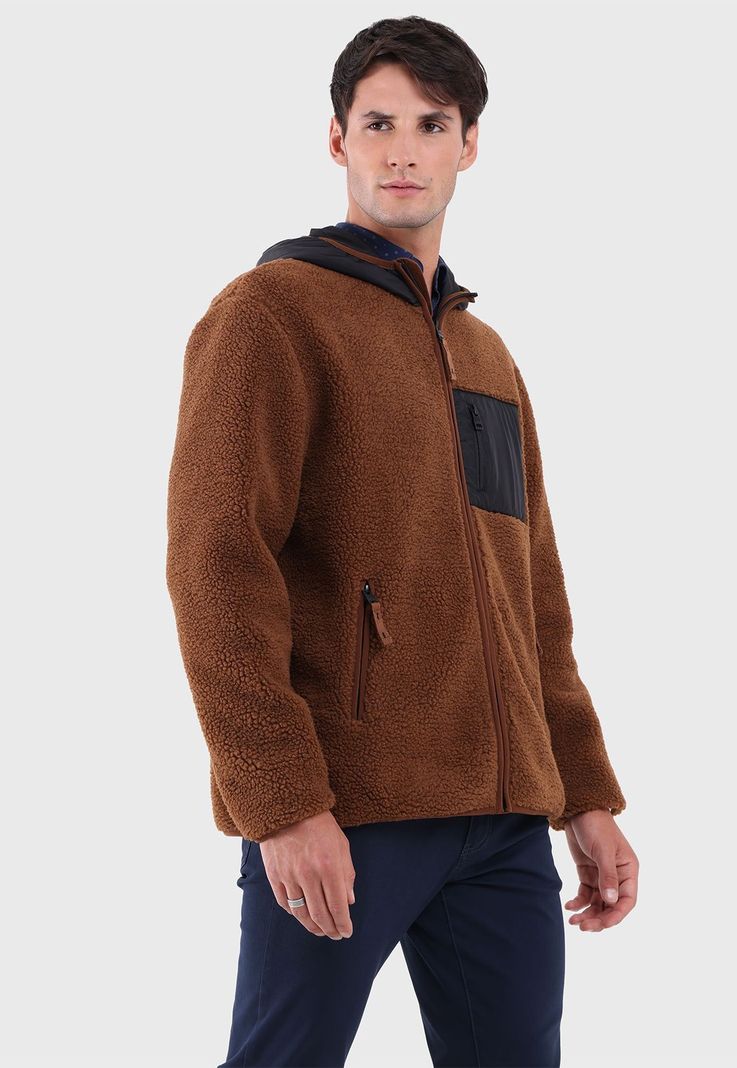 Polerón Sherpa Con Capucha Arrow-1