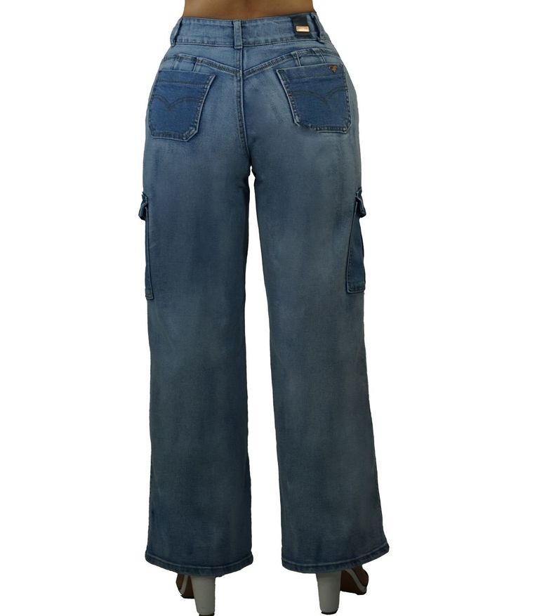 Jeans cargo t.a. bicolor-2