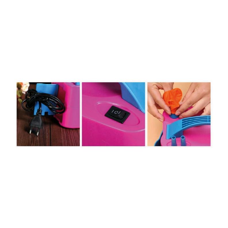 Inflador Globos Eléctrico 2 Inyectores Con Sistema Push - PuntoStore-1