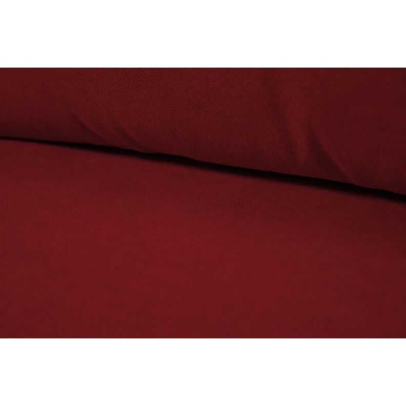 Sofá Alanna Chenille Tipo Lino Rojo 3 Cuerpos-3