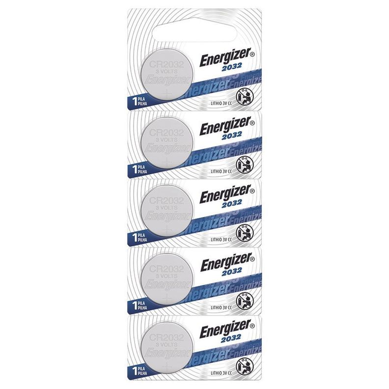 Pack 5 Pilas Cr 2032 Energizer Lithium-0