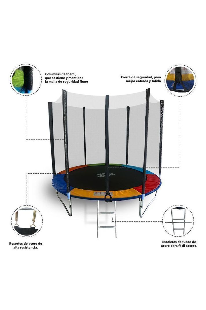 Cama Elástica Trampolín para Niños 10 FT 305 cm-3