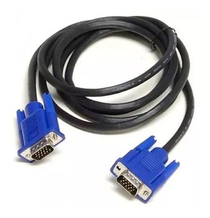 Cable Vga Largo 1.5 Metro Macho A Macho Monitor Pc Proyector-1