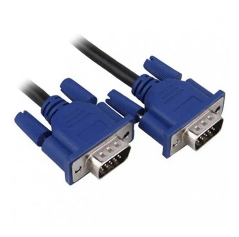 Cable Vga Largo 1.5 Metro Macho A Macho Monitor Pc Proyector-0