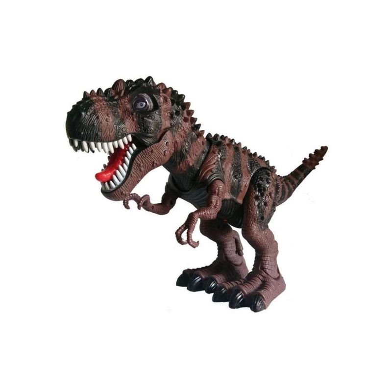 DinosaurioTyrannosaurus Dinosaurio Family en movimiento - MARRON-0