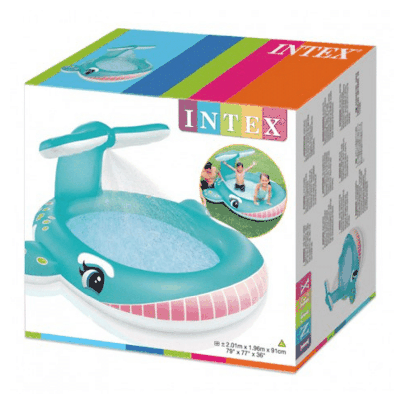 Piscina Niño Inflable Ballena Aspers. 201x196x91Cm-4