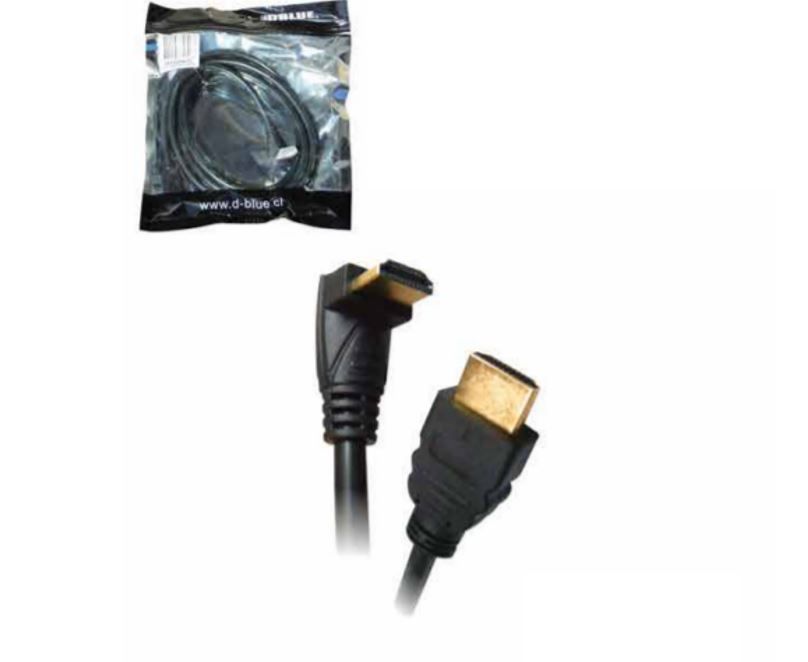 Cable Extension Hdmi Hemrbra A Macho Angulo 90°-1