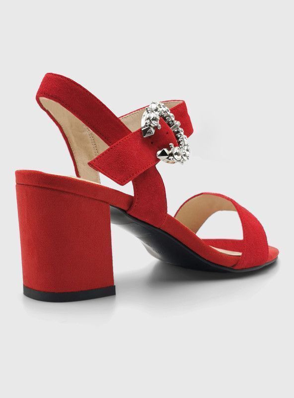 Sandalia Toffy Co. Catalina Rojo Mujer-3