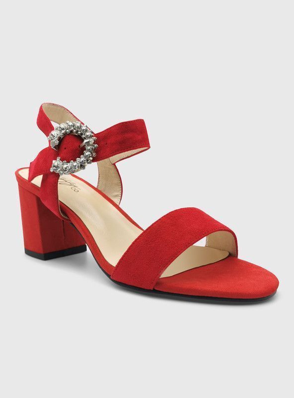 Sandalia Toffy Co. Catalina Rojo Mujer-1