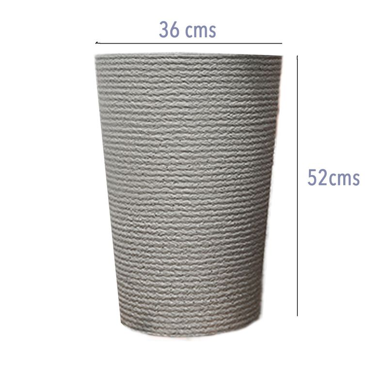Macetero Ornamental Gris Granito XL 52 cms-3