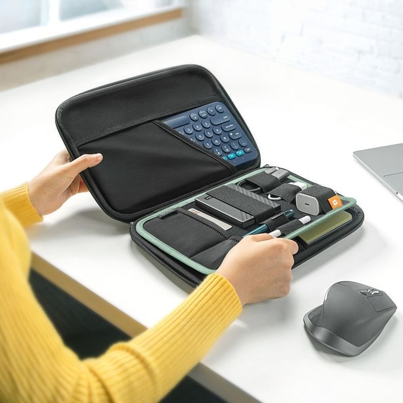 Tomtoc Portafolio A06 Plus Ipad Air/ Pro 11" y Espacio para Teclado - Verde-6