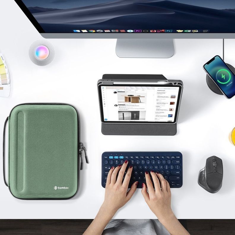 Tomtoc Portafolio A06 Plus Ipad Air/ Pro 11" y Espacio para Teclado - Verde-7