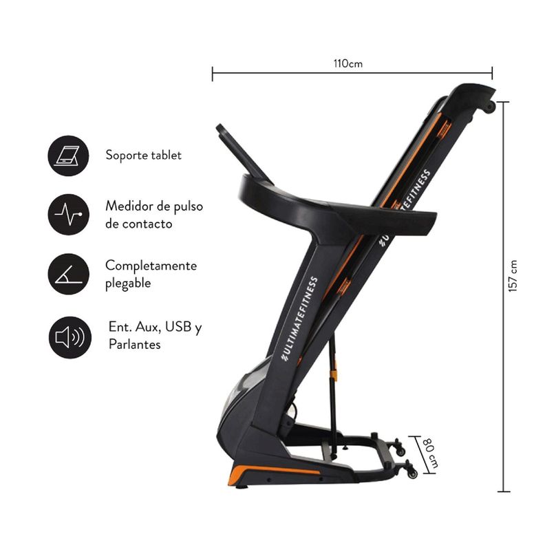 Trotadora Eléctrica E600 E+ Bici Spinning Z650 Pr-3