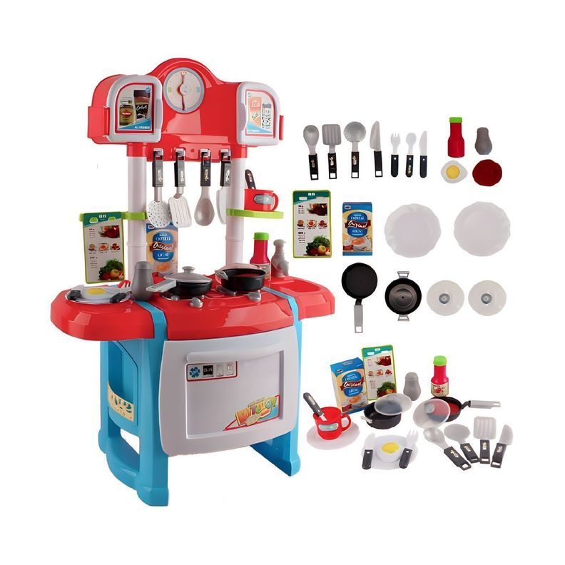 Cocina didáctica infantil agua y sonido 70 cm-1