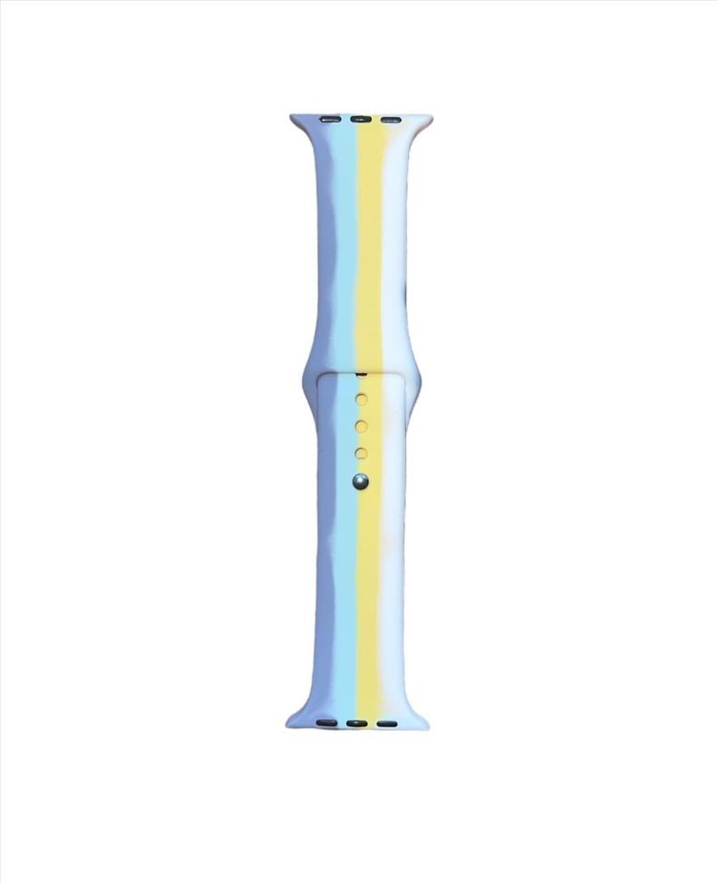 Correa Para Apple Watch Multicolor Silicona 42 44mm-0