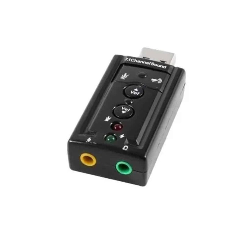 Tarjeta Adaptador De Audio USB Estéreo 7.1 Para Pc, Notebook, UT-USND33-1